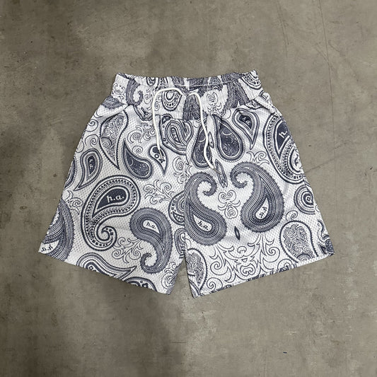 Paisley Mesh Shorts